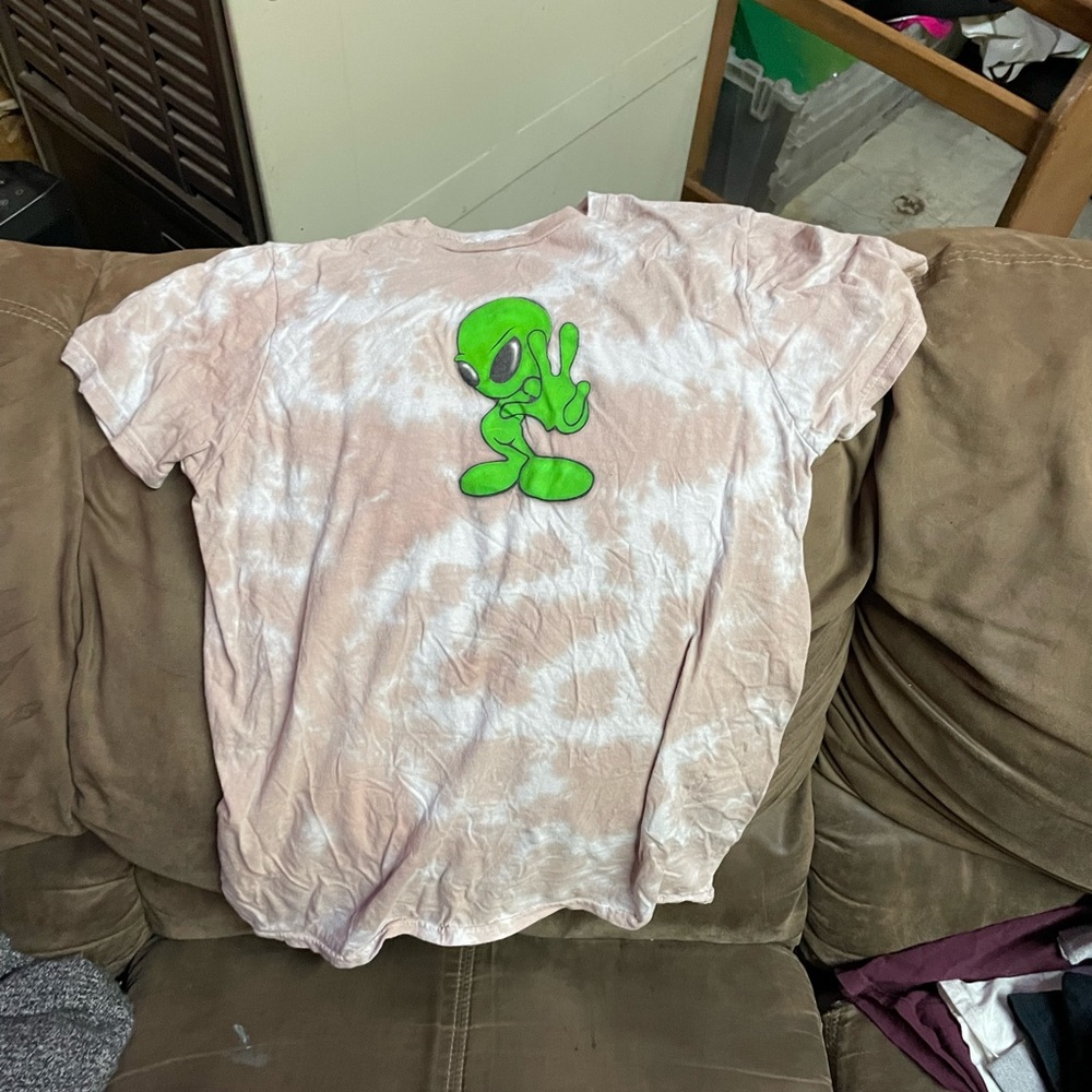 Tie Dye Alien T-Shirt
